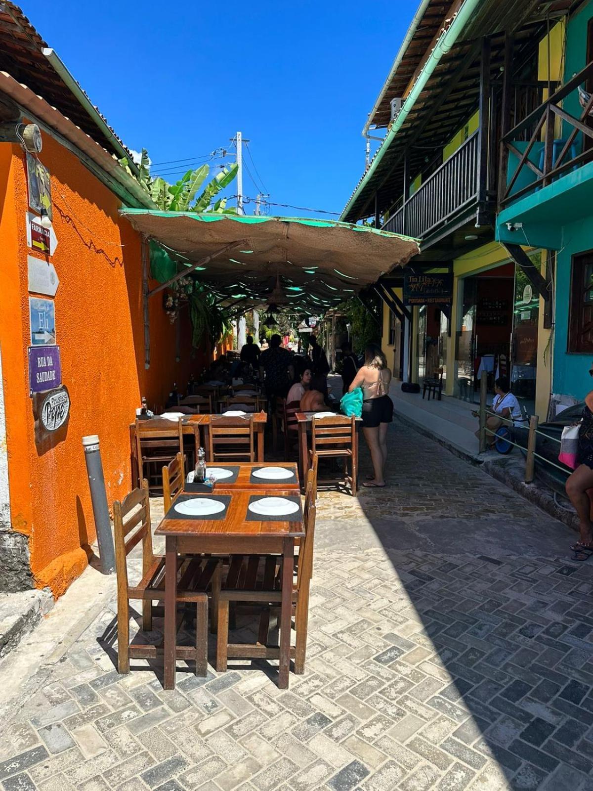 Pousada E Restaurante Tia Lita Hotel Morro de São Paulo Kültér fotó